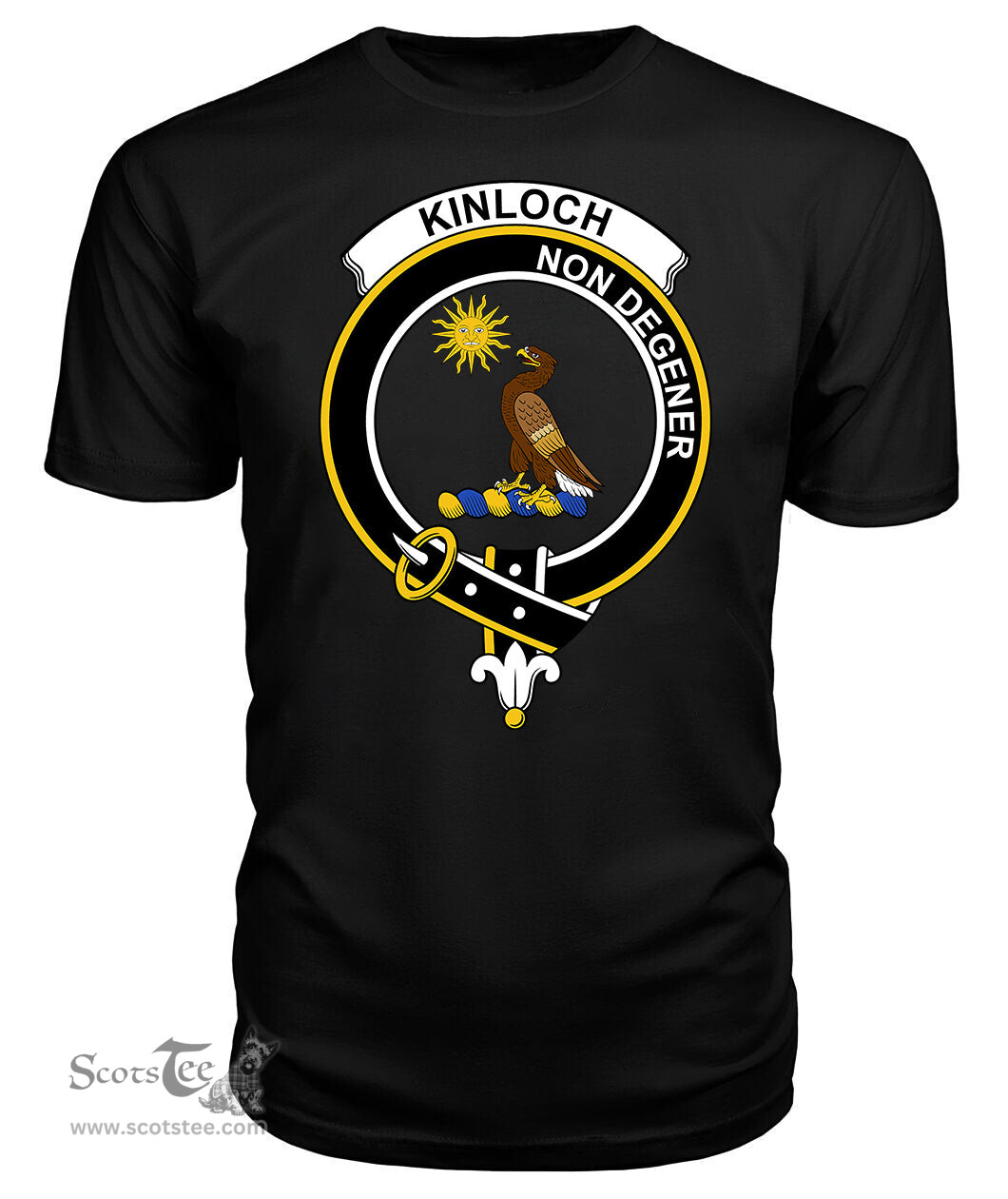 ScotsTee Shop Scottish Kinloch Clan Tartan Scottish Clans Crest T Shirt