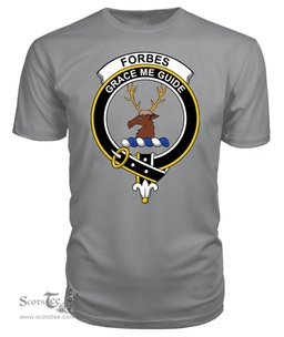 ScotsTee Shop Scottish Forbes Clan Tartan Scottish Clans Crest T Shirt