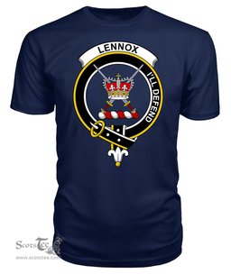 ScotsTee Shop Scottish Lennox Kincaid Clan Tartan Scottish Clans Crest T Shirt