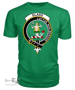 ScotsTee Shop Scottish Glass Clan Tartan Scottish Clans Crest T Shirt