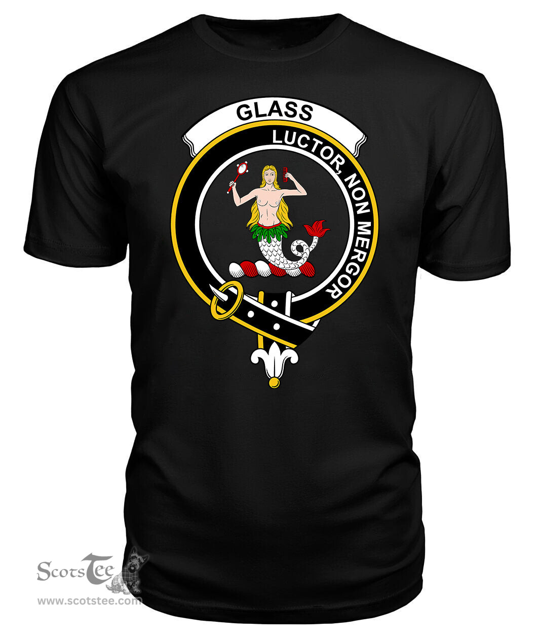 ScotsTee Shop Scottish Glass Clan Tartan Scottish Clans Crest T Shirt