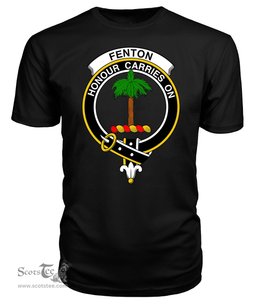 ScotsTee Shop Scottish Fenton Clan Tartan Scottish Clans Crest T Shirt