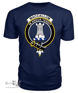 ScotsTee Shop Scottish MacCallum Clan Tartan Scottish Clans Crest T Shirt