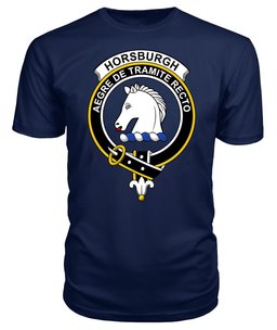 ScotsTee Shop Scottish Horsburgh Clan Tartan Scottish Clans Crest T Shirt