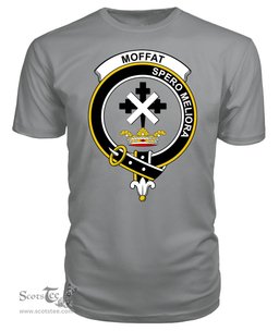 ScotsTee Shop Scottish Moffat Clan Tartan Scottish Clans Crest T Shirt