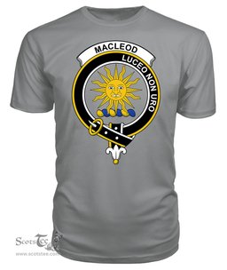 ScotsTee Shop Scottish MacLeod of Lewis Clan Tartan Scottish Clans Crest T Shirt