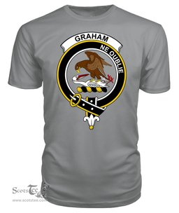 ScotsTee Shop Scottish Graham Clan Tartan Scottish Clans Crest T Shirt