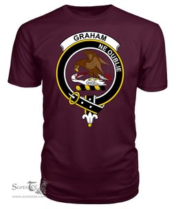 ScotsTee Shop Scottish Graham Clan Tartan Scottish Clans Crest T Shirt