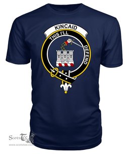 ScotsTee Shop Scottish Kincaid Clan Tartan Scottish Clans Crest T Shirt