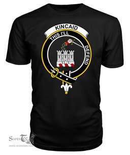 ScotsTee Shop Scottish Kincaid Clan Tartan Scottish Clans Crest T Shirt
