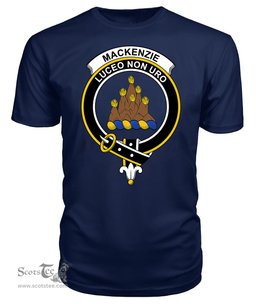ScotsTee Shop Scottish MacKenzie New Clan Tartan Scottish Clans Crest T Shirt