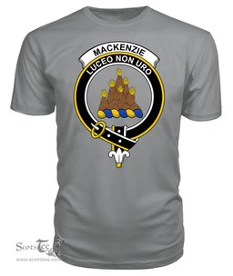 ScotsTee Shop Scottish MacKenzie New Clan Tartan Scottish Clans Crest T Shirt
