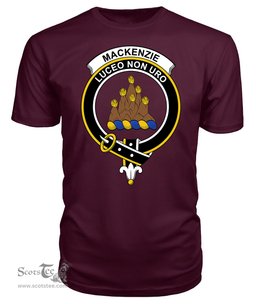 ScotsTee Shop Scottish MacKenzie New Clan Tartan Scottish Clans Crest T Shirt