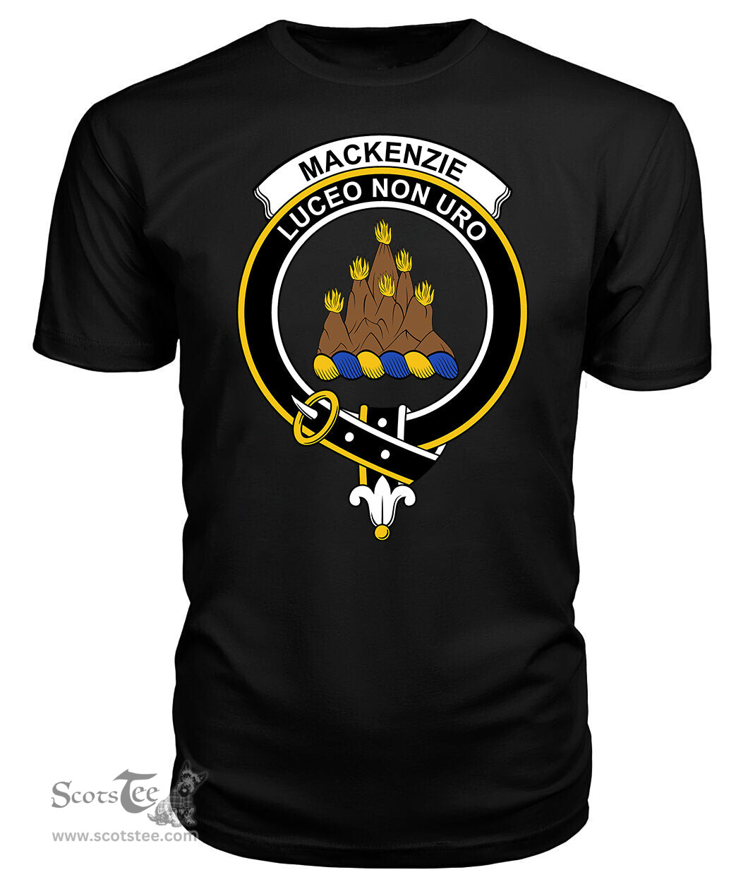 ScotsTee Shop Scottish MacKenzie New Clan Tartan Scottish Clans Crest T Shirt