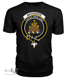 ScotsTee Shop Scottish MacKenzie New Clan Tartan Scottish Clans Crest T Shirt