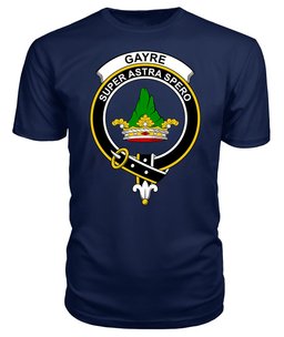 ScotsTee Shop Scottish Gayre Clan Tartan Scottish Clans Crest T Shirt