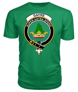 ScotsTee Shop Scottish Gayre Clan Tartan Scottish Clans Crest T Shirt