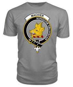 ScotsTee Shop Scottish MacIver New Clan Tartan Scottish Clans Crest T Shirt