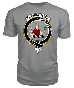 ScotsTee Shop Scottish Elphinstone Clan Tartan Scottish Clans Crest T Shirt