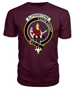 ScotsTee Shop Scottish Elphinstone Clan Tartan Scottish Clans Crest T Shirt