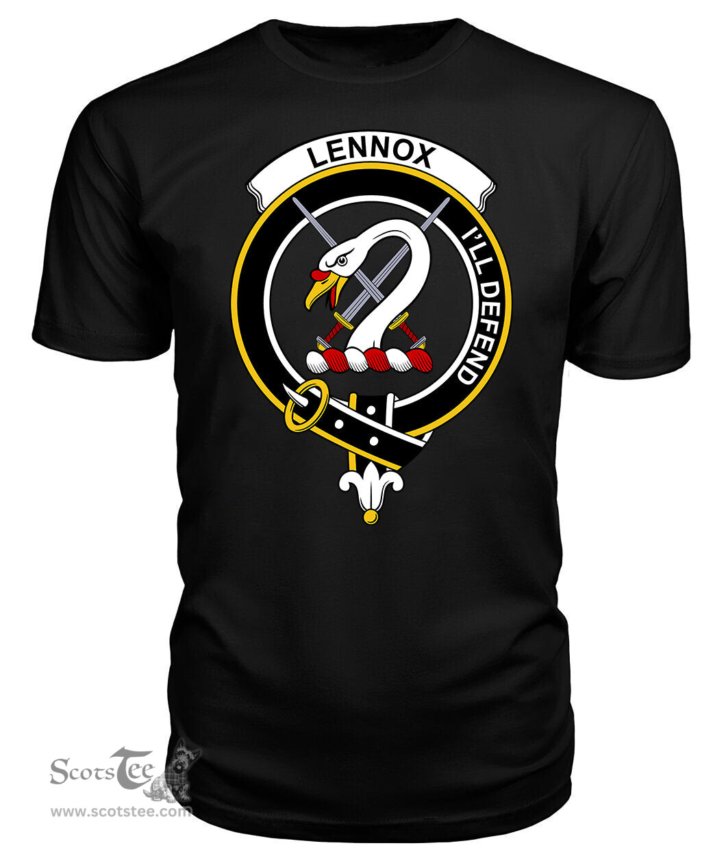 ScotsTee Shop Scottish Lennox Clan Tartan Scottish Clans Crest T Shirt