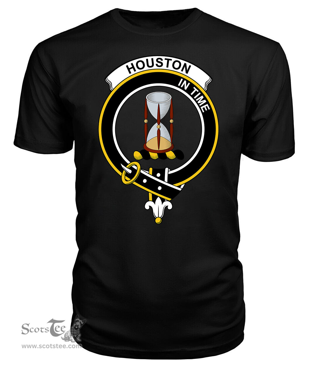 ScotsTee Shop Scottish Houston Clan Tartan Scottish Clans Crest T Shirt