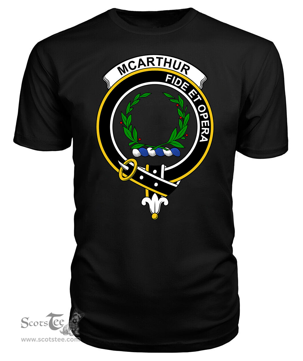 ScotsTee Shop Scottish McArthur Clan Tartan Scottish Clans Crest T Shirt