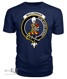 ScotsTee Shop Scottish MacLennan Clan Tartan Scottish Clans Crest T Shirt