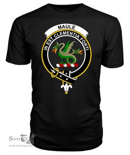 ScotsTee Shop Scottish Maule Clan Tartan Scottish Clans Crest T Shirt