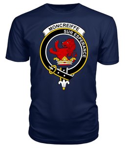 ScotsTee Shop Scottish Moncreiffe (or Moncreiff) Clan Tartan Scottish Clans Crest T Shirt