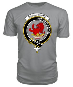ScotsTee Shop Scottish Moncreiffe (or Moncreiff) Clan Tartan Scottish Clans Crest T Shirt