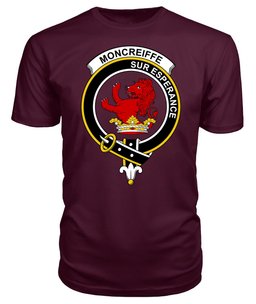 ScotsTee Shop Scottish Moncreiffe (or Moncreiff) Clan Tartan Scottish Clans Crest T Shirt