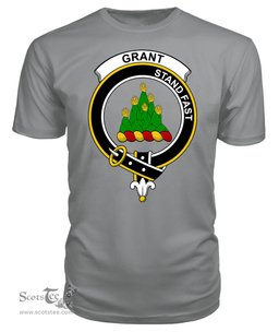 ScotsTee Shop Scottish Grant Clan Tartan Scottish Clans Crest T Shirt