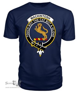 ScotsTee Shop Scottish MacKintosh Clan Tartan Scottish Clans Crest T Shirt