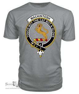 ScotsTee Shop Scottish MacKintosh Clan Tartan Scottish Clans Crest T Shirt