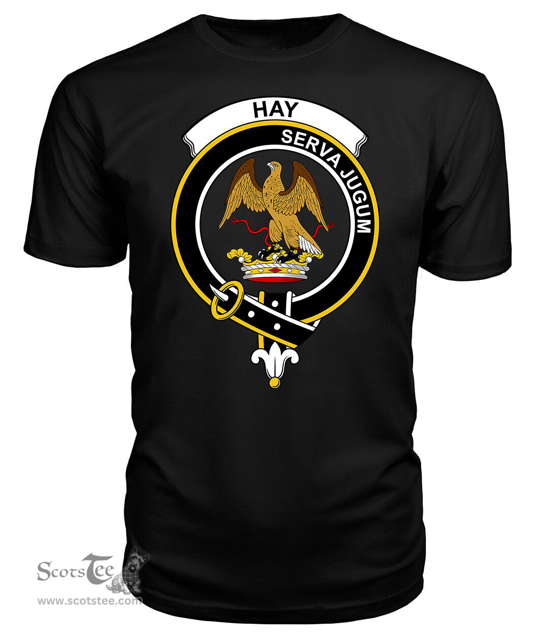 ScotsTee Shop Scottish Hay Clan Tartan Scottish Clans Crest T Shirt