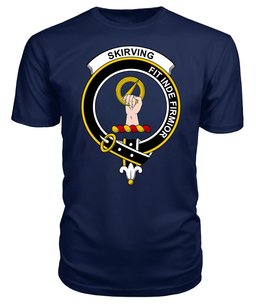 ScotsTee Shop Scottish Skirving Clan Tartan Scottish Clans Crest T Shirt