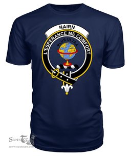 ScotsTee Shop Scottish Nairn Clan Tartan Scottish Clans Crest T Shirt