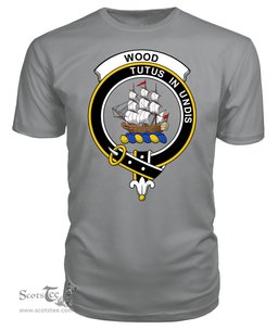 ScotsTee Shop Scottish Wood Crest Clan Tartan Scottish Clans Crest T Shirt