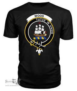 ScotsTee Shop Scottish Wood Crest Clan Tartan Scottish Clans Crest T Shirt
