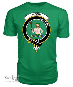 ScotsTee Shop Scottish Wood Clan Tartan Scottish Clans Crest T Shirt