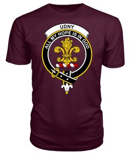 ScotsTee Shop Scottish Udny Clan Tartan Scottish Clans Crest T Shirt