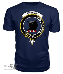 ScotsTee Shop Scottish Tweedie Clan Tartan Scottish Clans Crest T Shirt