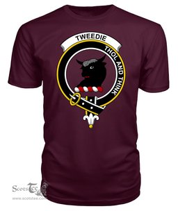 ScotsTee Shop Scottish Tweedie Clan Tartan Scottish Clans Crest T Shirt