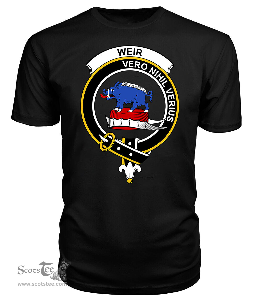 ScotsTee Shop Scottish Weir Clan Tartan Scottish Clans Crest T Shirt