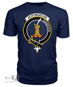 ScotsTee Shop Scottish Scrymgeour Clan Tartan Scottish Clans Crest T Shirt