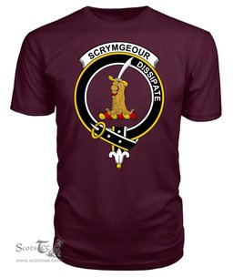 ScotsTee Shop Scottish Scrymgeour Clan Tartan Scottish Clans Crest T Shirt