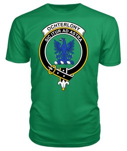 ScotsTee Shop Scottish Ochterlony Clan Tartan Scottish Clans Crest T Shirt