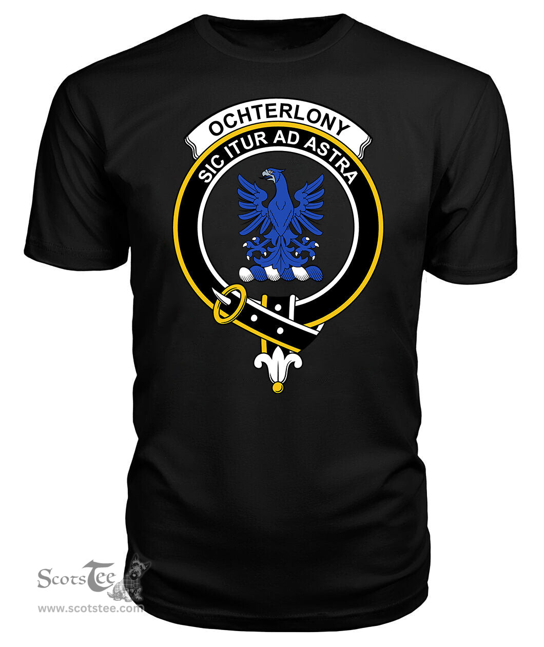 ScotsTee Shop Scottish Ochterlony Clan Tartan Scottish Clans Crest T Shirt