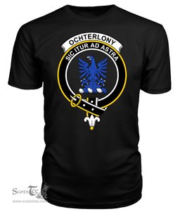 ScotsTee Shop Scottish Ochterlony Clan Tartan Scottish Clans Crest T Shirt